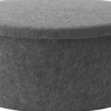 Hide Storage Pouf Large