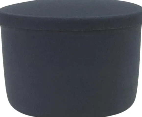 Hide Storage Pouf Small