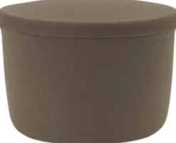 Hide Storage Pouf Small
