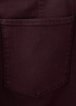 High-waisted wide leg jeans with st