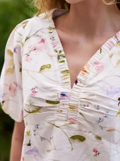 Irina Flower Blouse