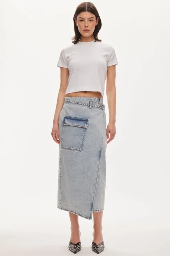 Isla denim skirt