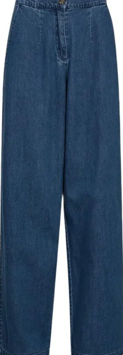 IVY-Malika Casual Pant Mid Blue
