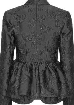 JACQUARD DRAPED BLAZER
