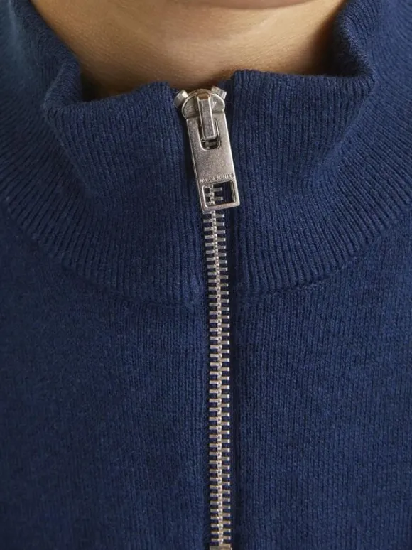 JJEEMIL KNIT HALF ZIP NOOS JNR