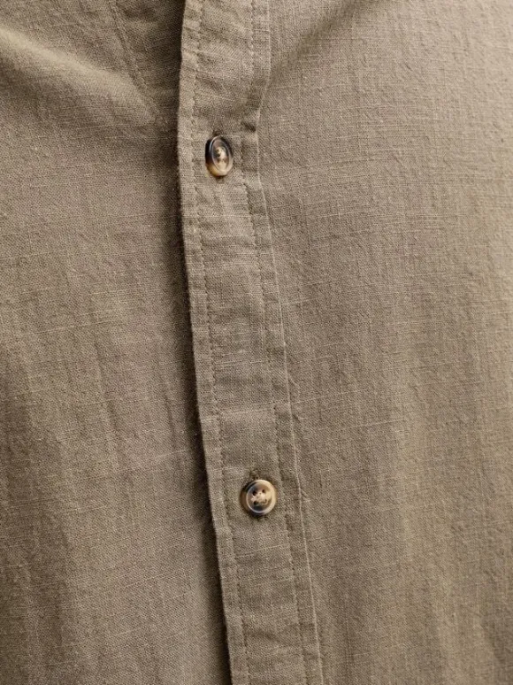 JJESUMMER LINEN BLEND SHIRT L/S SN