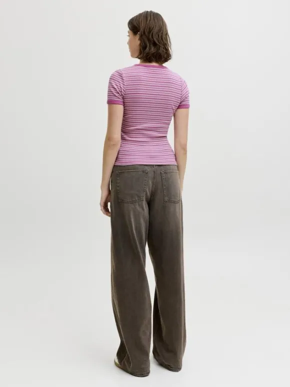 JXFRANKIE STR SS STRIPE TEE JRS