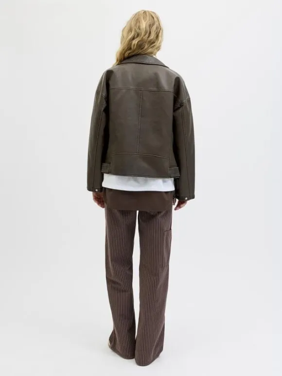 JXFRIDA WASHED BIKER JKT OTW SN
