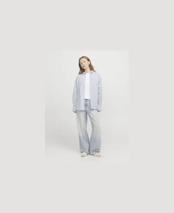 JXJAMIE LS RELAXED POPLIN SHIRT WVN