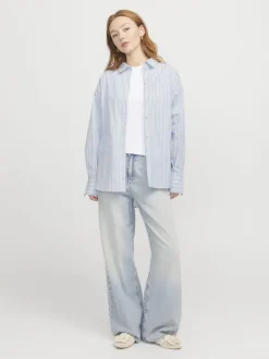 JXJAMIE LS RELAXED POPLIN SHIRT WVN