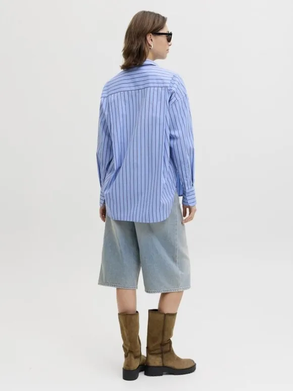 JXJAMIE LS RELAXED POPLIN SHIRT WVN