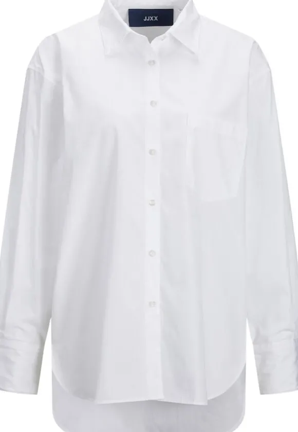 JXJAMIE LS RELAXED POPLIN SHIRT NOO