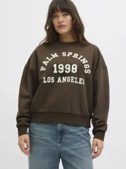 JXMERLE RLX SHORT LS CREW SWT LN