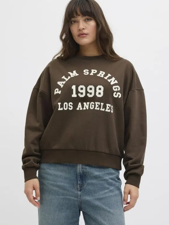 JXMERLE RLX SHORT LS CREW SWT LN