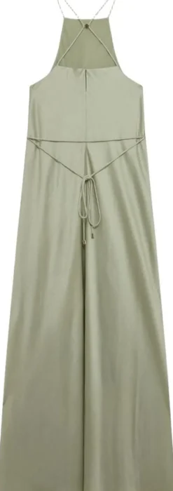 KAHRLI Halter Neck Midi Dress