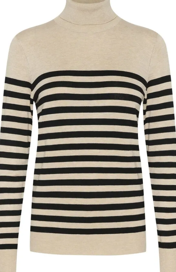 KAlizza Striped Roll Neck