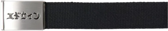 KATAKANA CLIP BELT-BLACK