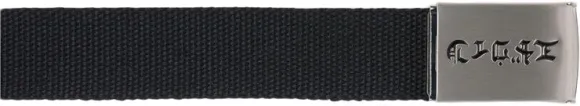 KATAKANA CLIP BELT-BLACK