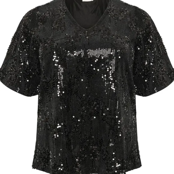 KCnicoleen Sequin Blouse