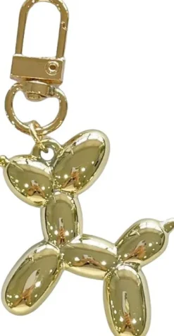 keyhanger guld ballonhund