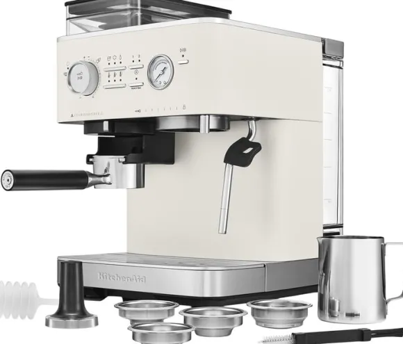 KITCHENAID halvautomatisk espressomaskine-5KES6551EPL