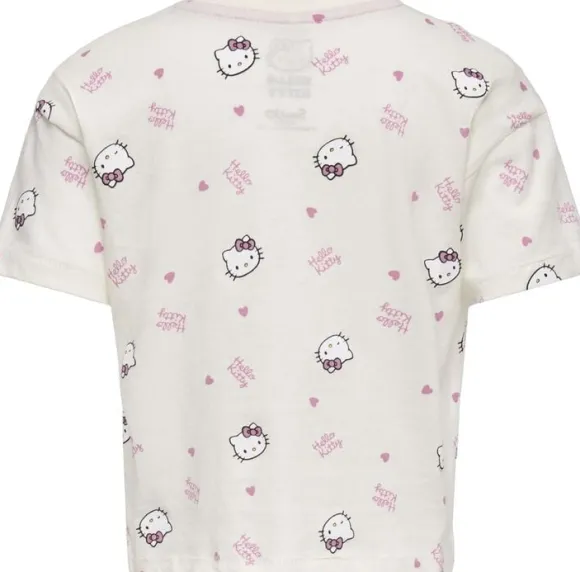 KMGKITTY LIFE SS LOOSE PRINTED TEE