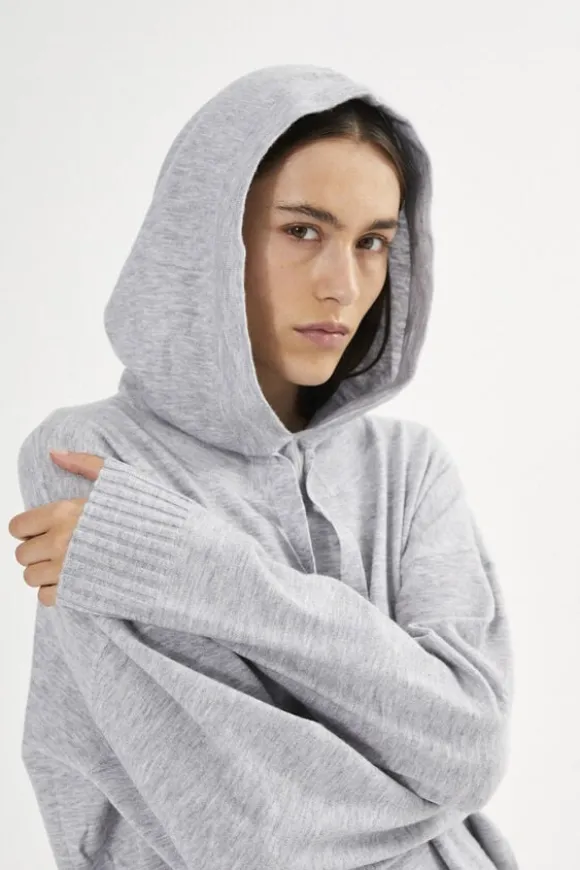 Knit lounge over size hoodie - Hele