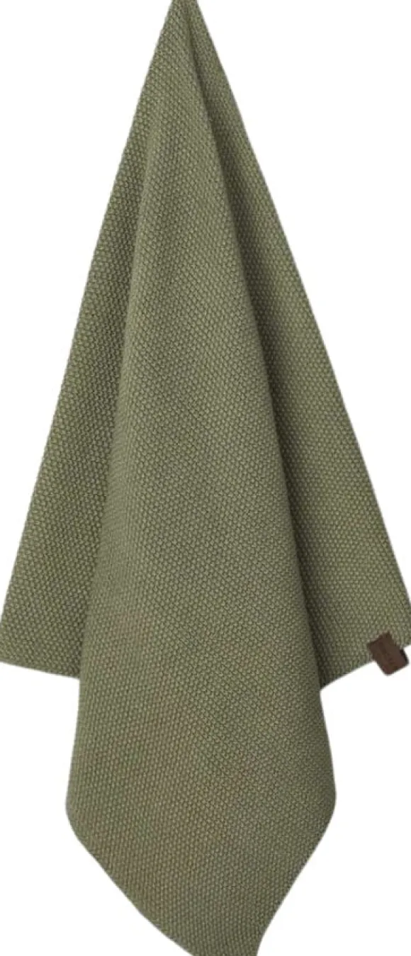 Knitted kitchen towel Oak