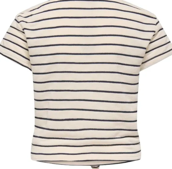 KOGJANA SS STRIPED KNOT TOP JRS
