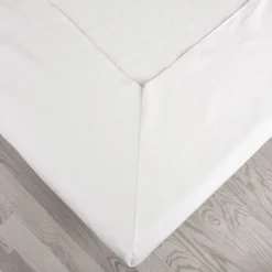 Økologisk kuvertlagen, percale - GOTS, hvid