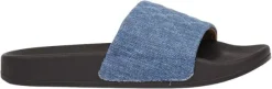 LA BOCA - QUILTED DENIM SLIDES