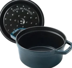 La Cocotte Gryta 20 cm / 2,2 l, Rund, La-Mer, Gjutjärn
