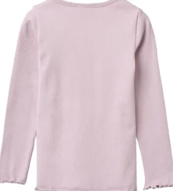 Langærmet Rib T-shirt Ida