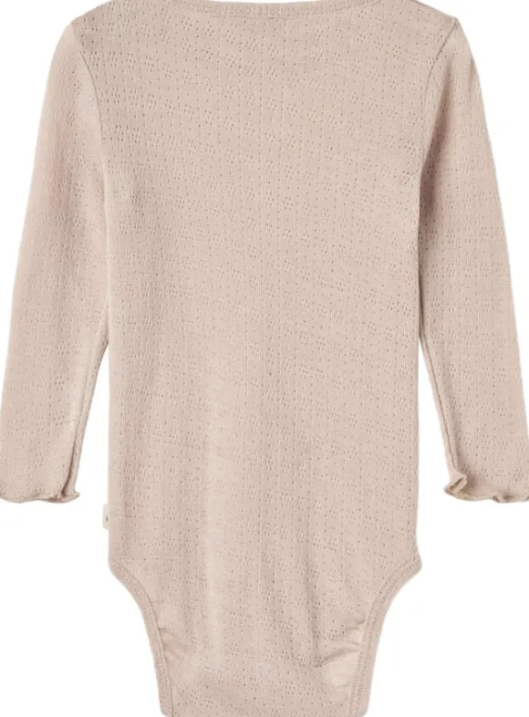 Langærmet Uld/silke body Liea