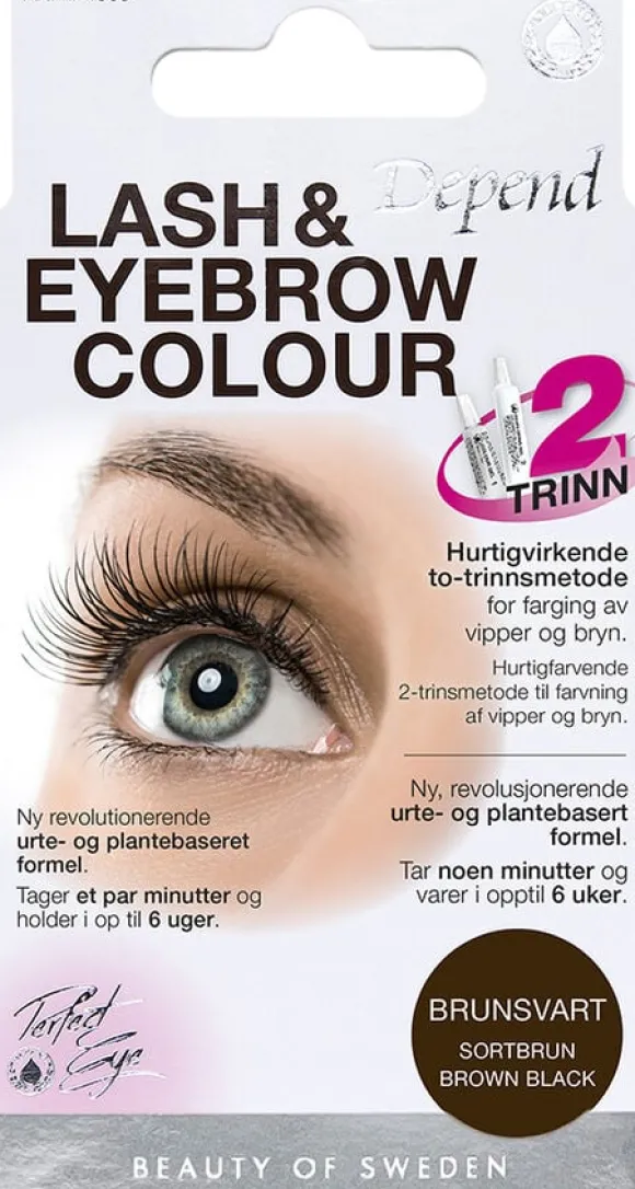 Lash/eyebrow col. Brown black NO/DK