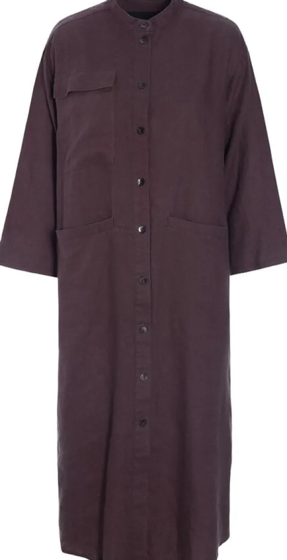Lazy linen skjortekjole