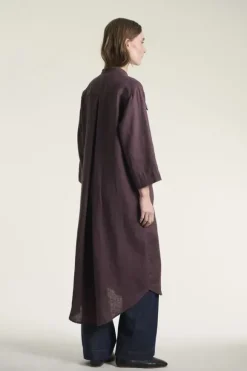 Lazy linen skjortekjole