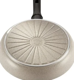 Ledro Stekpanna 28 Beige Rund Aluminum