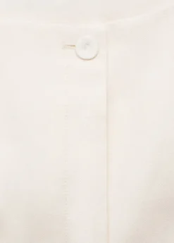 Linen-blend suit waistcoat