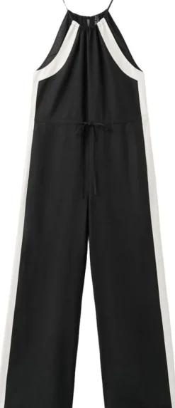 Linen halter jumpsuit