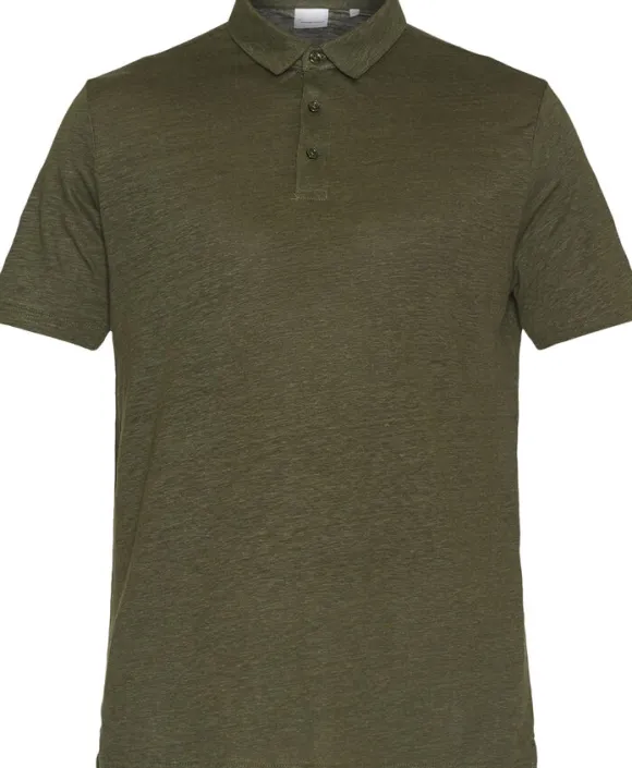 Linen polo - GOTS/Vegan