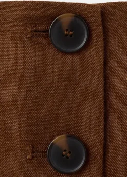Linen suit waistcoat