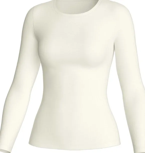 Long sleeve T-shirt O neck Wool Lyocell