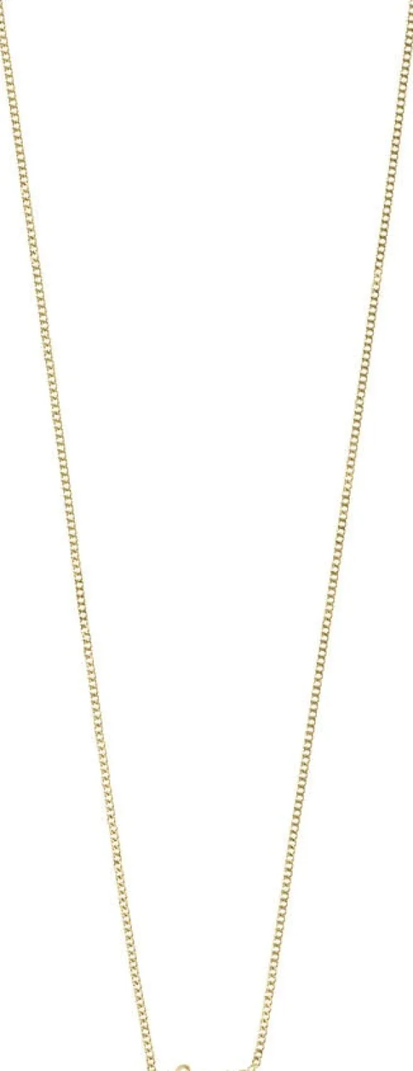 LOVE recycled necklace gold-plated