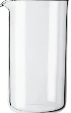 Løst glas til 3 kop kaffebrygger, dia 6.8 cm, H 13 cm