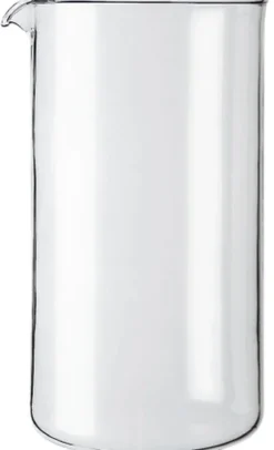 Løst glas til 8 kop kaffebrygger, dia 9. 6 cm, H 18 cm
