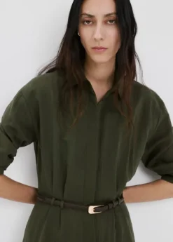 Lyocell shirt dress