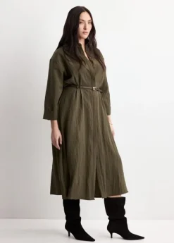 Lyocell shirt dress