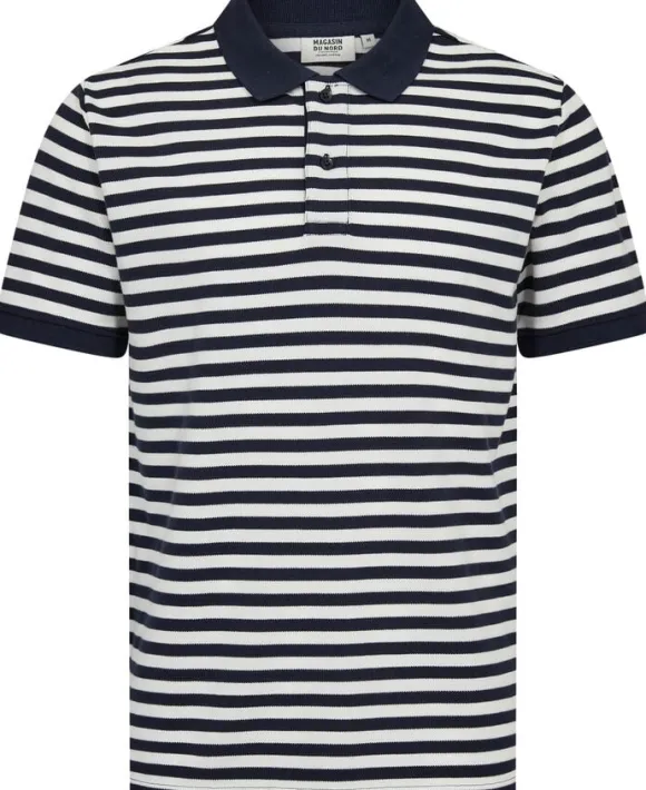 Maddox 3 stripe polo GOTS