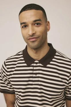 Maddox 3 stripe polo GOTS